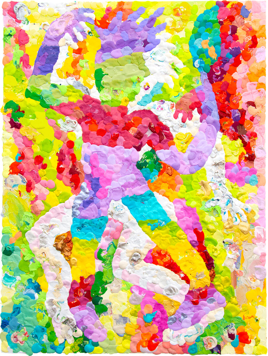 Pamela Joseph NEW WORK 2024-2025 Flashe and acrylic on PVC