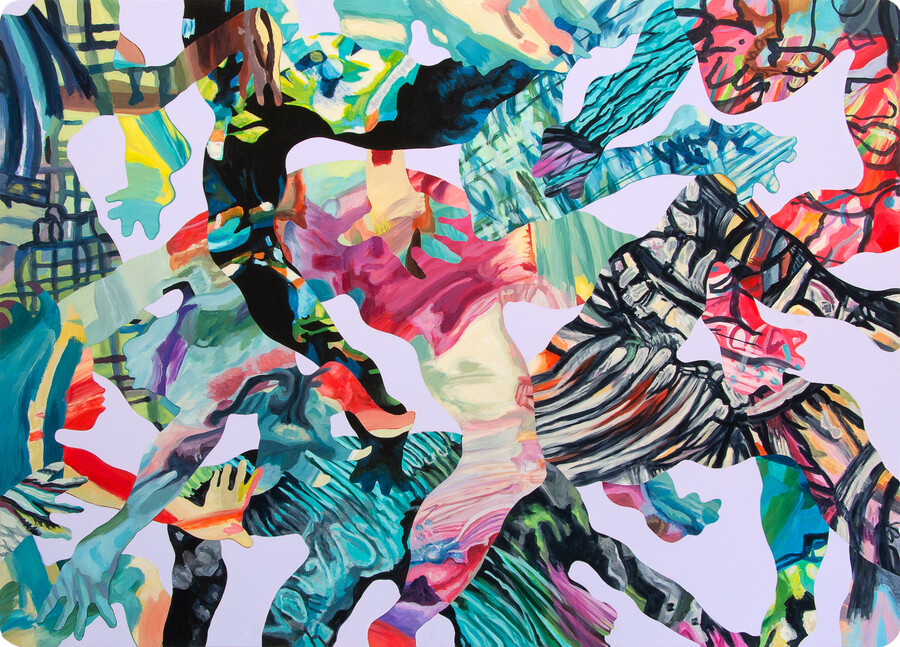 Pamela Joseph NEW WORKS 2024-2026 Flashe and acrylic on PVC