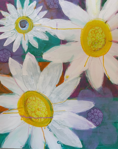 PAMELA STODDART Abstracts & Florals Acrylic