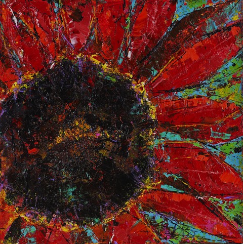 Pamalyn Simich | PKS Creative FLOWER PAINTINGS Acrylic on Canvas
