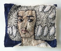 Patricia Dahlman Thread on Canvas thread, fabric on canvas
