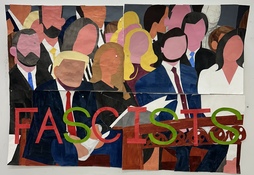 Patricia Dahlman Recent Work  acrylic on paper collage