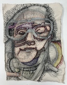 Patricia Dahlman Recent Work thread on canvas