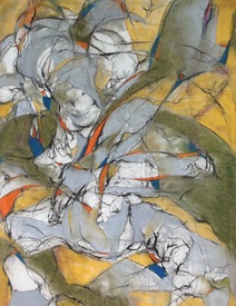 Patricia Russac 2015 pastel on paper