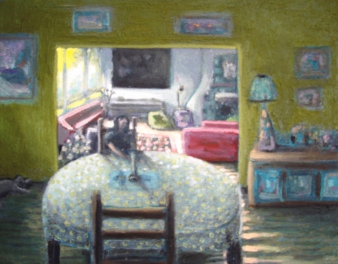 Peter e Harper Rooms In A House Oil On Canvas
