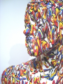 PETER  FOX SELECTED WORK acrylic on fiberglass mannequin
