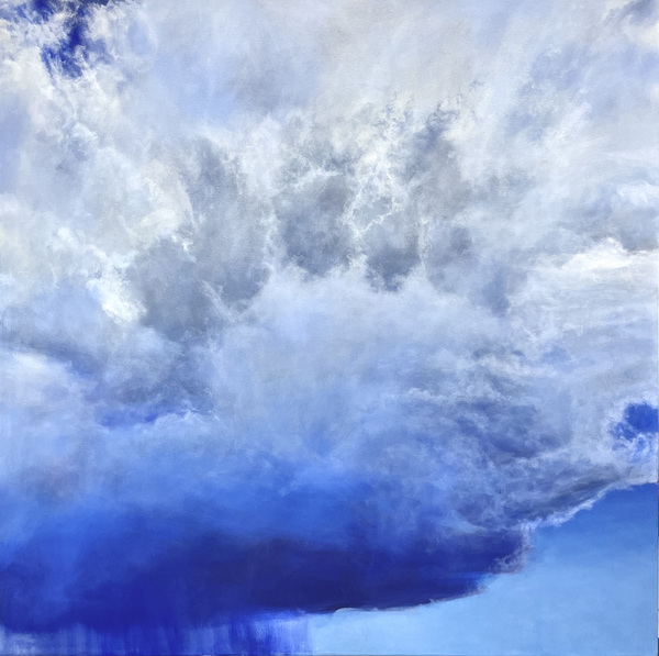 Peter Roux cloud and sky oil on canvas