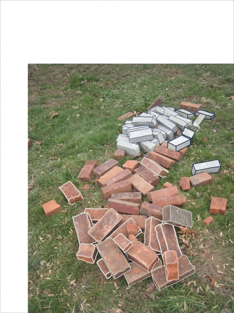 Assorted Bricks: Red &amp; White