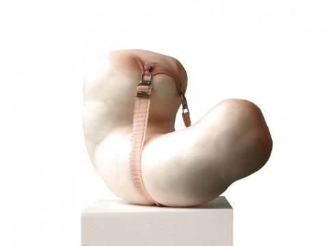 Petra Groen Sculpture/ installations nylon stocking