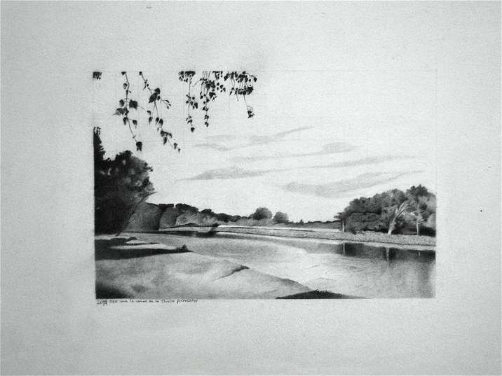 Pierre Adler  Dessins - Drawings 1 Graphite sur papier aquarelle - Graphite on water-color paper
