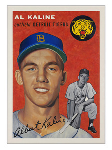 Jon Post ICONIC BASEBALL PAINTINGS Oil on Panel