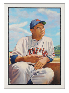 Jon Post ICONIC BASEBALL PAINTINGS Oil on Panel