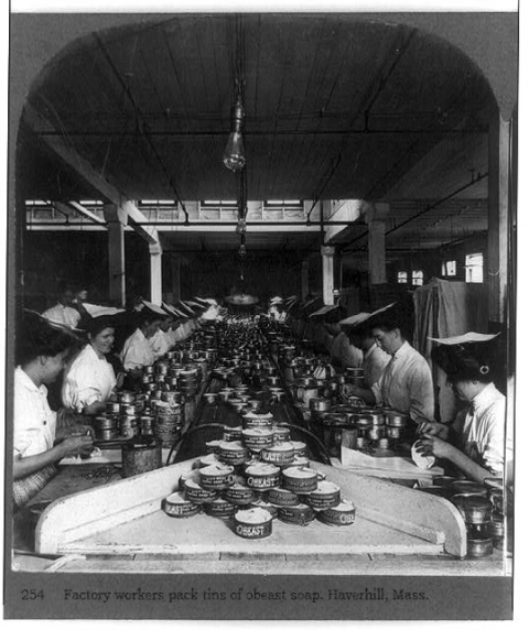 Obeast Soap Manufacturing, circa 1915