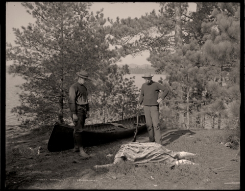 Hunting in the Adirondaks, 1922