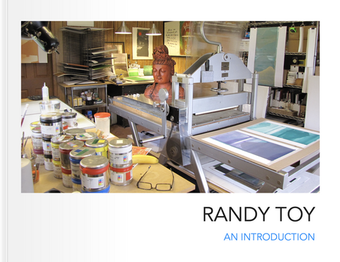 R A N D Y   T O Y Artist books softcover, glossy stock
