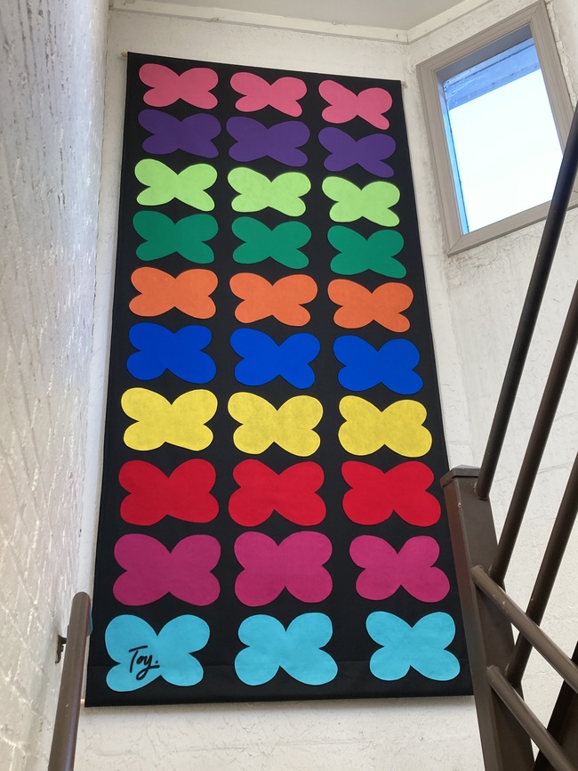 R A N D Y   T O Y Drawings felt collage