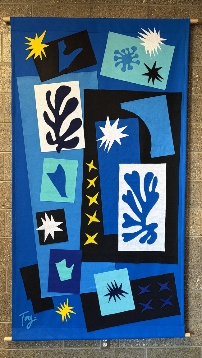 R A N D Y   T O Y Drawings felt collage