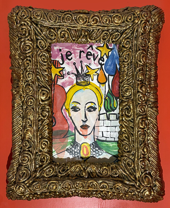 R A N D Y   T O Y Europe  monotype in hand-built frame