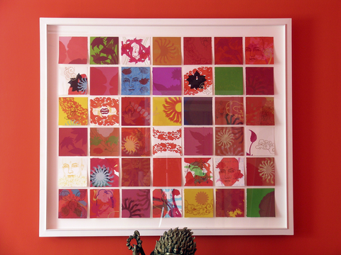 R A N D Y   T O Y Cycles Series monotype, lithograph, 22K gold