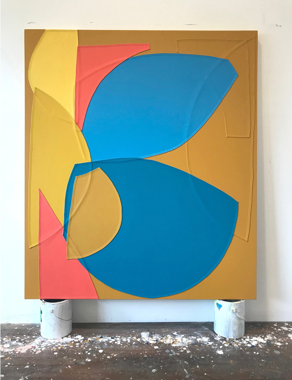 Raymond Saá 2018 - 2017 Paintings oil on collaged canvas