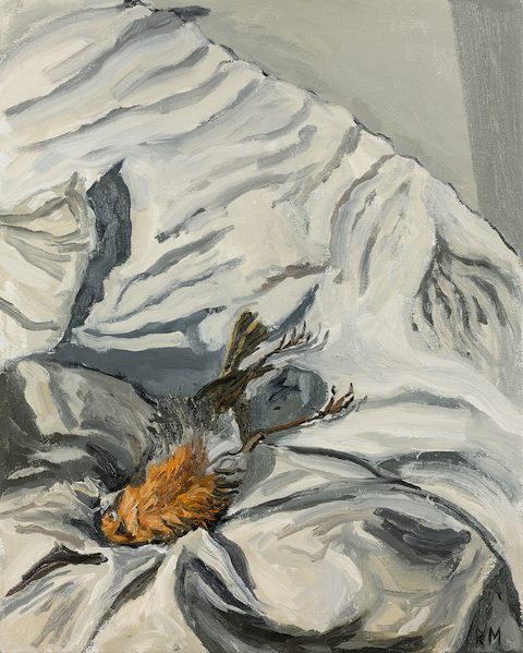 Reid Masselink Flowers, animals, still life oil on canvas