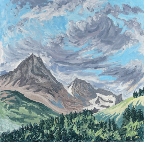 Reid Masselink Available Mountains oil on canvas