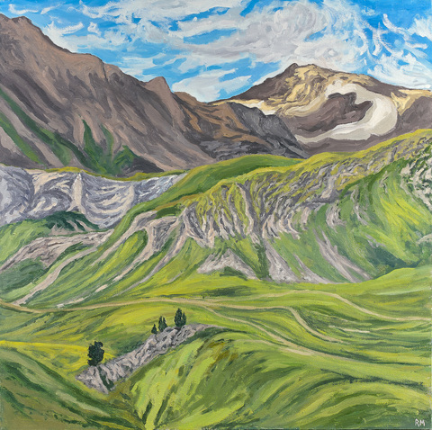 Reid Masselink Available Mountains oil on canvas