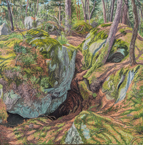 Reid Masselink Sold Fontainebleau oil on canvas