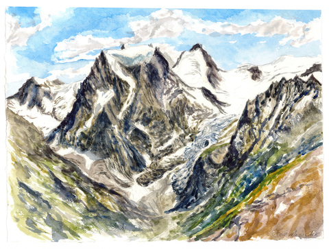 Reid Masselink Available Mountains watercolor