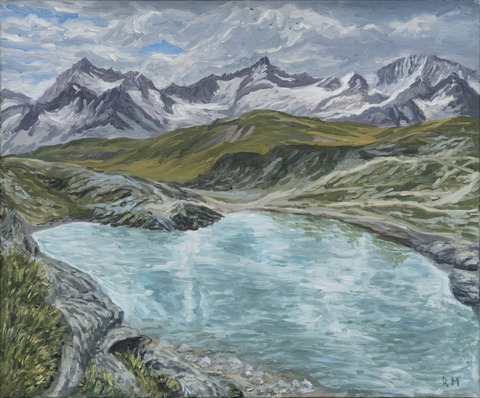 Reid Masselink Available Mountains Oil on canvas