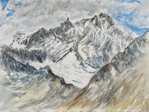 Reid Masselink Available Mountains Watercolor