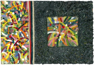Reni Gower Paintings Encaustic / Collage on panel
