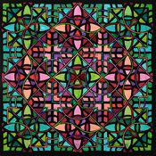 Reni Gower GPS Acrylic on paper 