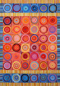 Reni Gower Pivot Points Acrylic on paper