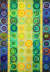 Reni Gower Pivot Points Acrylic on paper