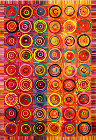 Reni Gower Pivot Points Acrylic on paper