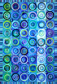 Reni Gower Pivot Points Acrylic on paper