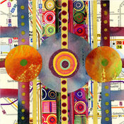 Reni Gower Small Works Mixed Media - Collage and Acrylic on paper