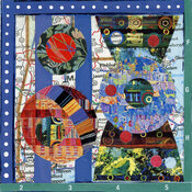 Reni Gower Small Works Mixed Media - Collage and Acrylic on paper