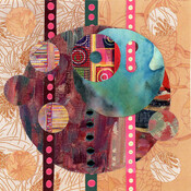 Reni Gower Small Works Mixed Media - Collage and Acrylic on paper