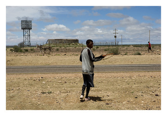 RICHARD MARK DOBSON Borderline - GEO Magazine Pigment Ink on Hahenmuhle Photo Silk Baryta 310gsm