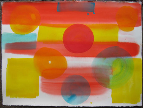 RICHARD TIMPERIO 2011 works on paper Acrylic on Arches water color paper