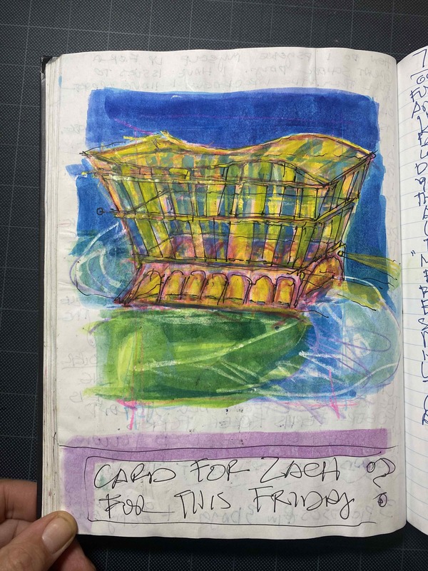 Richard Griswold Detail of Sketchbook A: June-August 2022 
