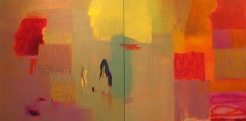 Rita Shapiro Multiple Panel Paintings Oil On Canvas