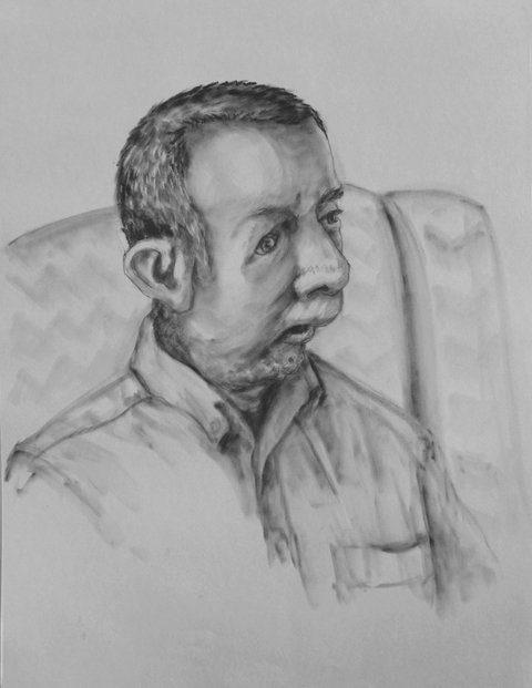 RACHEL MINDRUP Drawings Charcoal on Gray Paper