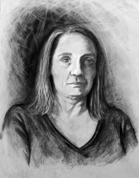 RACHEL MINDRUP Drawings from Life Charcoal and Conte