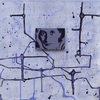  Past work archives-original Ink on aluminum panel, with attached digital image on aluminum