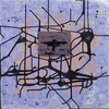  Past work archives-original Ink on aluminum panel, with attached digital image on aluminum