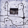  Past work archives-original Ink on aluminum panel, with attached digital image on aluminum