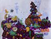  Past work archives-original Acrylic, Paint Pen on Paper